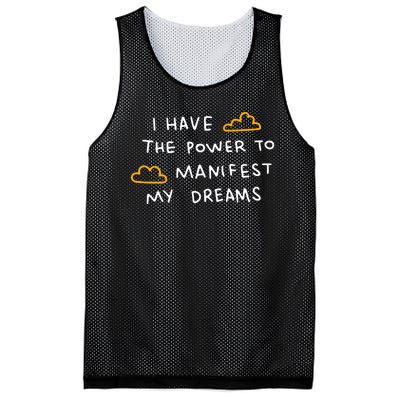 I Have The Power To Manifest My Dreams Mesh Reversible Basketball Jersey Tank