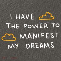 I Have The Power To Manifest My Dreams Cotton Canvas Backpack