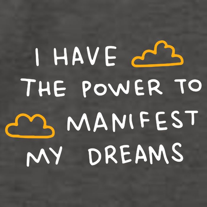 I Have The Power To Manifest My Dreams Vector Backpack