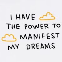 I Have The Power To Manifest My Dreams Garment-Dyed Sweatshirt