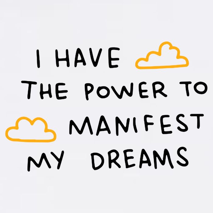 I Have The Power To Manifest My Dreams Garment-Dyed Sweatshirt
