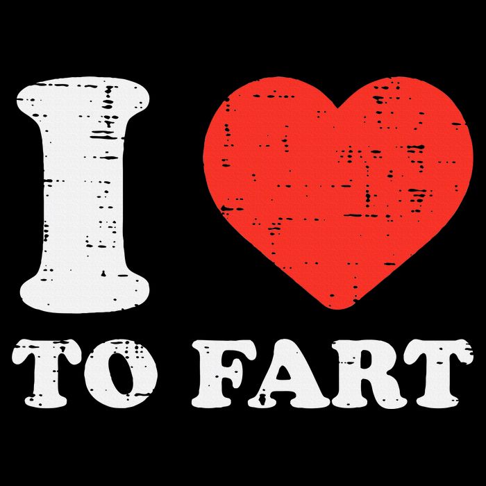 I Heart To Fart Funny Love Farting Joke 16 in Basic Backpack