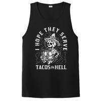 I Hope They Serve Tacos In Hell Halloween Taco Tuesday Gift PosiCharge Competitor Tank