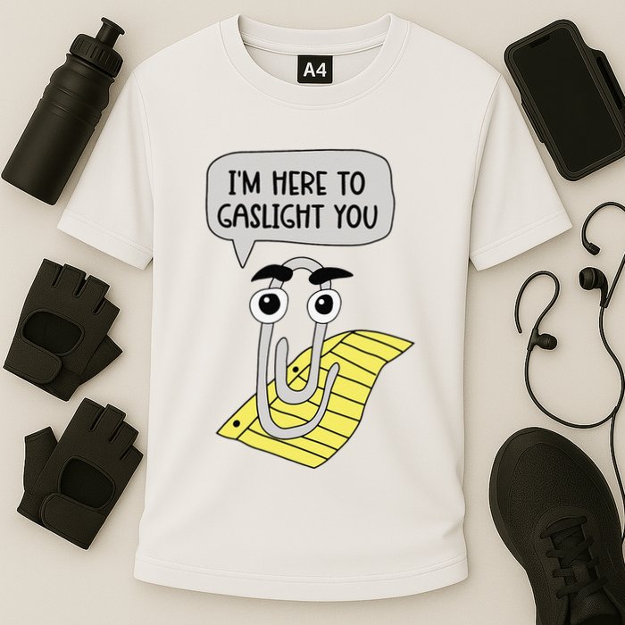 I'm here to gaslight you Funny  Cooling Performance Crew T-Shirt