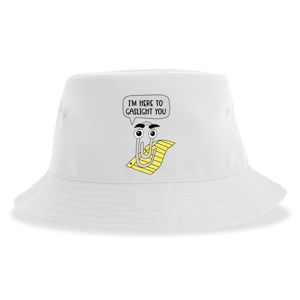 I'm here to gaslight you Funny  Sustainable Bucket Hat