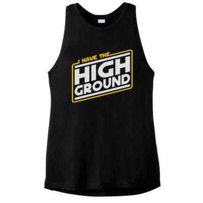 I Have The High Ground Ladies PosiCharge Tri-Blend Wicking Tank