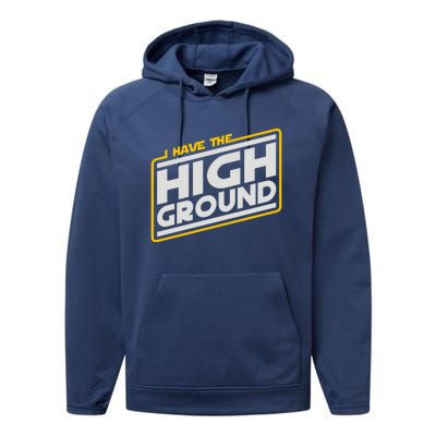 I Have The High Ground Performance Fleece Hoodie