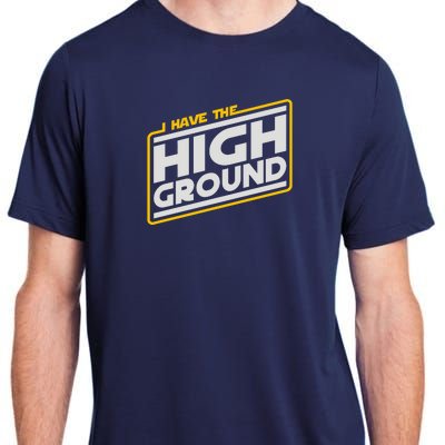 I Have The High Ground Adult ChromaSoft Performance T-Shirt