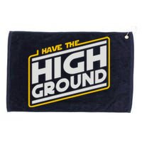 I Have The High Ground Grommeted Golf Towel