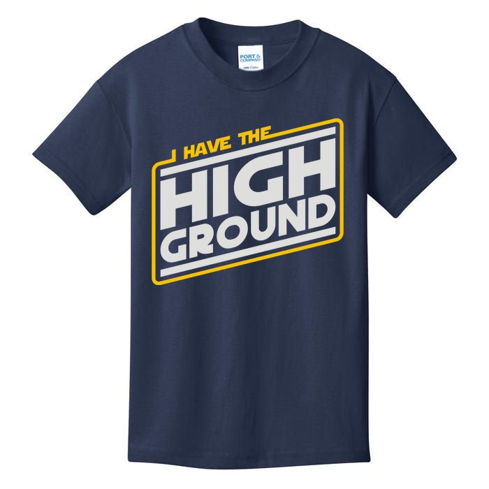 I Have The High Ground Kids T-Shirt