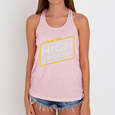 I Have The High Ground Women's Knotted Racerback Tank