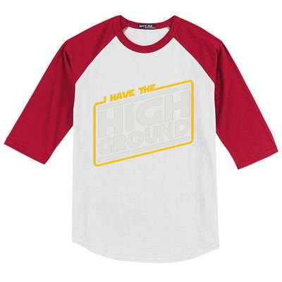 I Have The High Ground Kids Colorblock Raglan Jersey