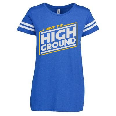 I Have The High Ground Enza Ladies Jersey Football T-Shirt