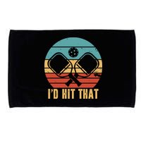 I'd Hit That Funny Pickleball Retro Microfiber Hand Towel
