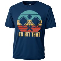 I'd Hit That Funny Pickleball Retro Performance Shirt