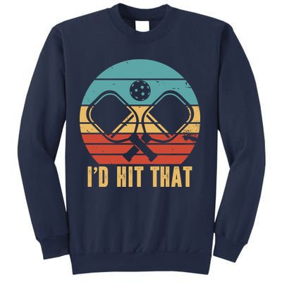 I'd Hit That Funny Pickleball Retro Sweatshirt