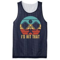 I'd Hit That Funny Pickleball Retro Mesh Reversible Basketball Jersey Tank