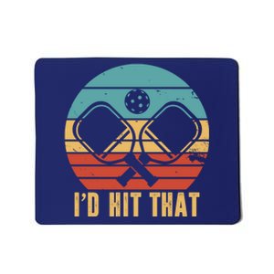 I'd Hit That Funny Pickleball Retro Mousepad