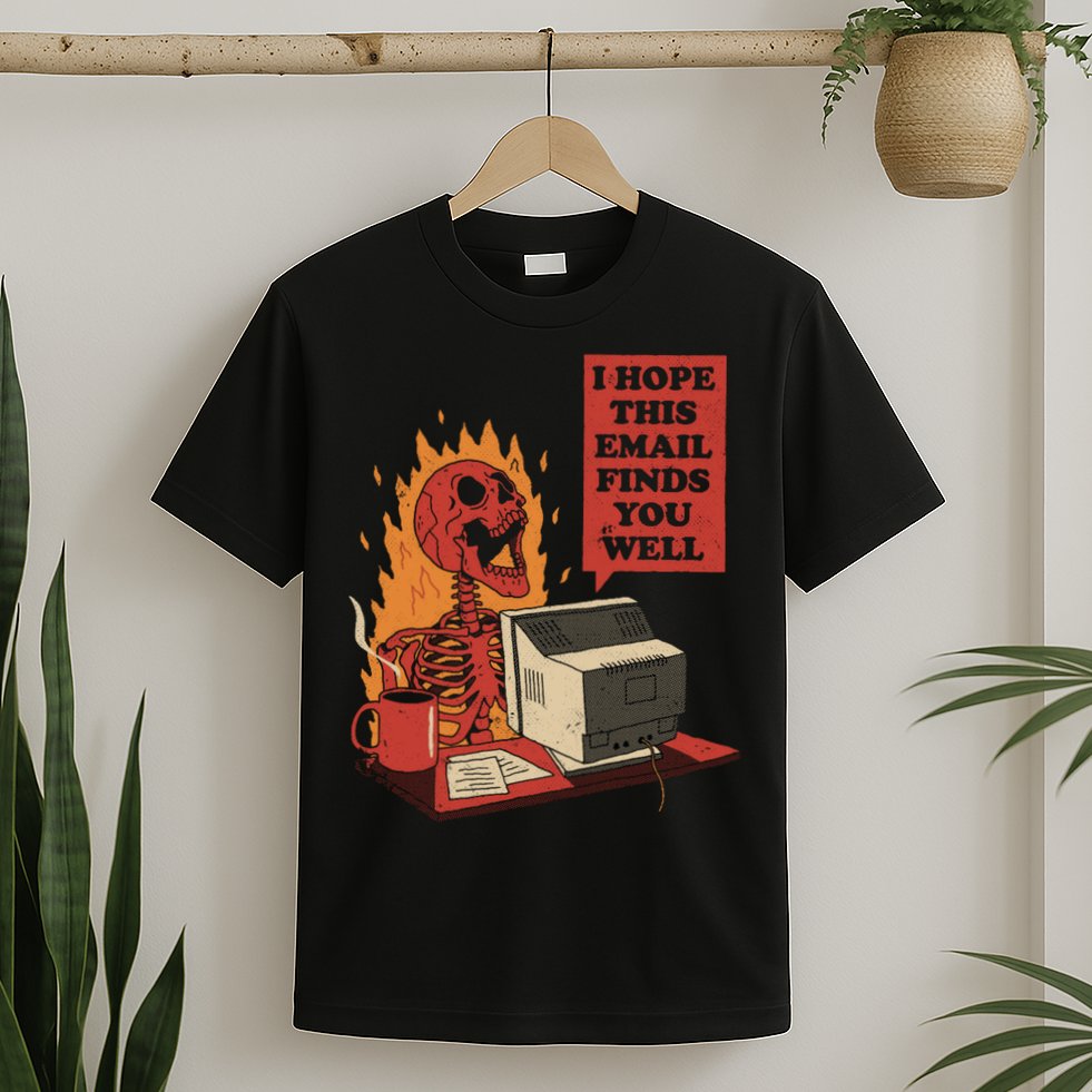 I Hope This Email Finds You Well Funny T-Shirt