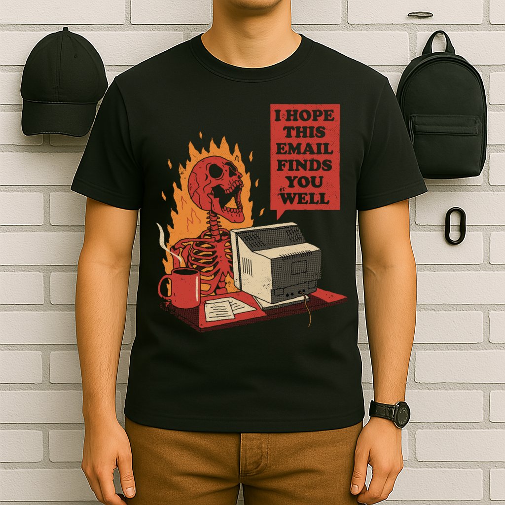 I Hope This Email Finds You Well Funny T-Shirt