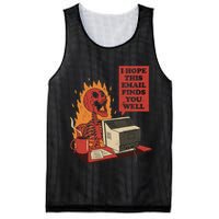 I Hope This Email Finds You Well Funny Mesh Reversible Basketball Jersey Tank