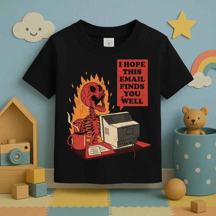 I Hope This Email Finds You Well Funny Toddler T-Shirt