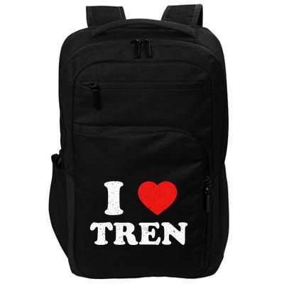 I Heart Tren Bodybuilder Gym Tren Lovers Steroid Impact Tech Backpack
