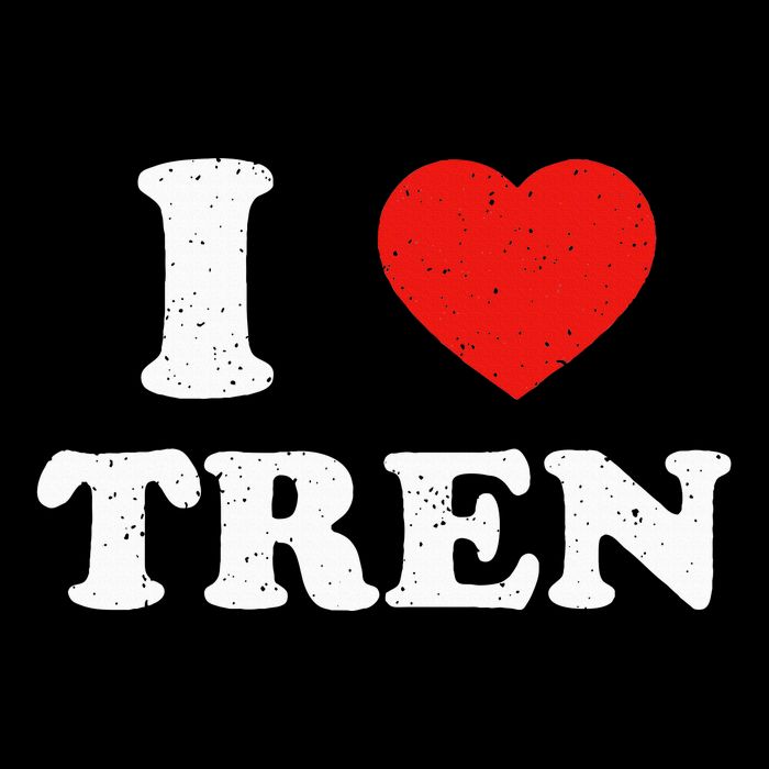 I Heart Tren Bodybuilder Gym Tren Lovers Steroid Cooling Performance Long Sleeve Crew