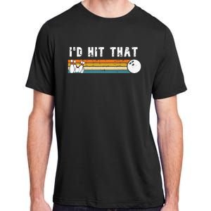 Id Hit That Funny Joke Bowling Adult ChromaSoft Performance T-Shirt