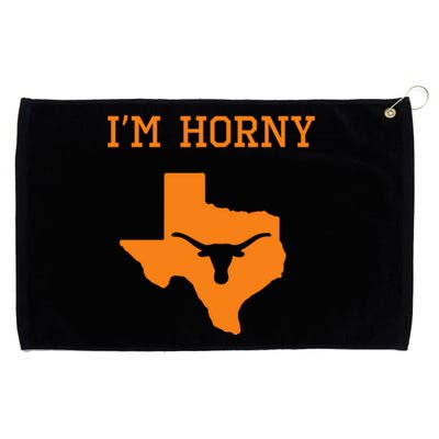 Im Horny Texas Funny Grommeted Golf Towel