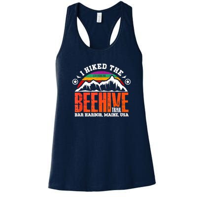 I Hiked The Beehive Trail Acadia National Park Women's Racerback Tank