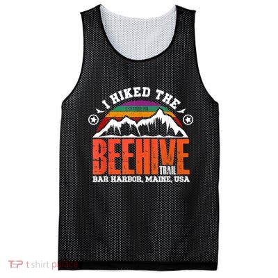 I Hiked The Beehive Trail Acadia National Park Mesh Reversible Basketball Jersey Tank