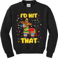 Id Hit That Pinata Pinata Costume Cinco De Mayo Party Kids Sweatshirt