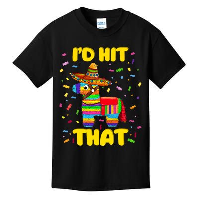 Id Hit That Pinata Pinata Costume Cinco De Mayo Party Kids T-Shirt