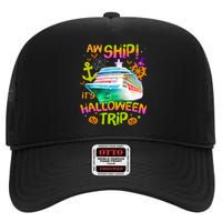 Its Halloween Trip Family Cruise Matching Team High Crown Mesh Back Trucker Hat