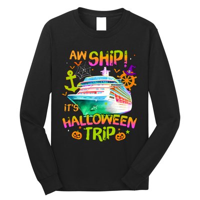 Its Halloween Trip Family Cruise Matching Team Long Sleeve Shirt