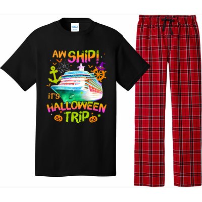 Its Halloween Trip Family Cruise Matching Team Pajama Set