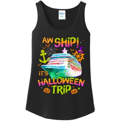 Its Halloween Trip Family Cruise Matching Team Ladies Essential Tank