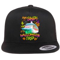 Its Halloween Trip Family Cruise Matching Team Flat Bill Trucker Hat