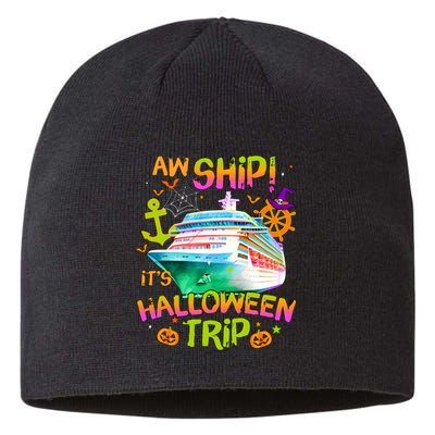 Its Halloween Trip Family Cruise Matching Team Sustainable Beanie