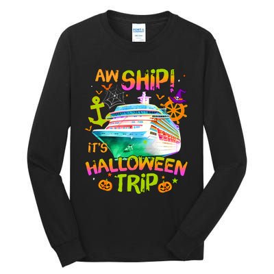 Its Halloween Trip Family Cruise Matching Team Tall Long Sleeve T-Shirt