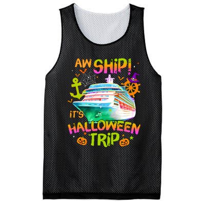 Its Halloween Trip Family Cruise Matching Team Mesh Reversible Basketball Jersey Tank