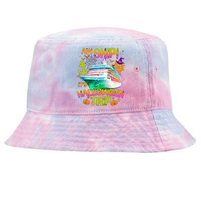 Its Halloween Trip Family Cruise Matching Team Tie-Dyed Bucket Hat