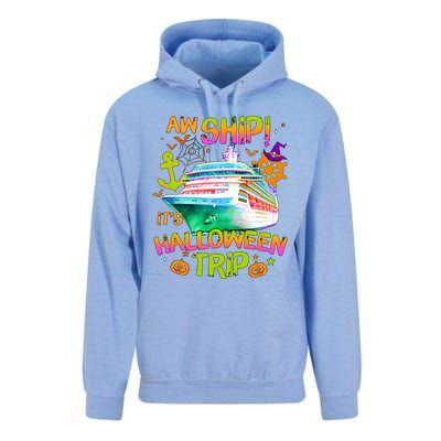 Its Halloween Trip Family Cruise Matching Team Unisex Surf Hoodie