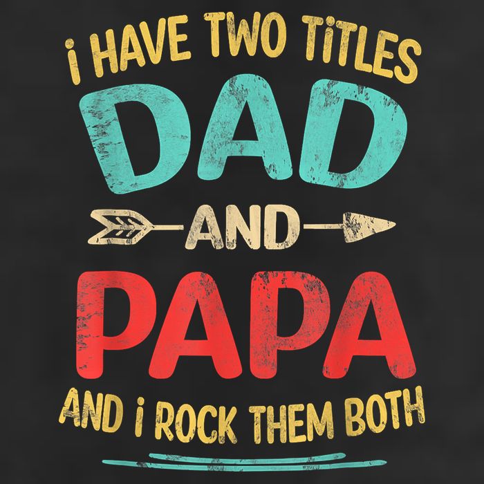 I Have Two Titles Dad And Papa Funny Fathers Day Gift 11oz C Handle Ceramic Mug