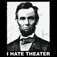 I Hate Theater Abraham Abe Lincoln Funny President Meme Drawstring Bag