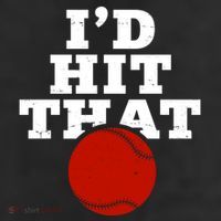 I'd Hit That Baseball Lover Funny 11oz C Handle Ceramic Mug
