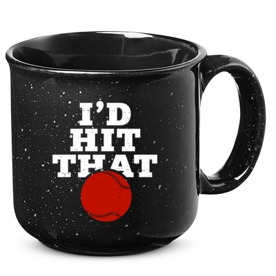 I'd Hit That Baseball Lover Funny 15oz Campfire Ceramic Mug