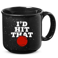 I'd Hit That Baseball Lover Funny 15oz Campfire Ceramic Mug