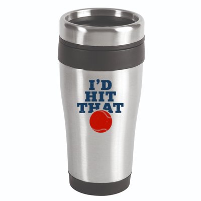 I'd Hit That Baseball Lover Funny 16oz Travel Tumbler